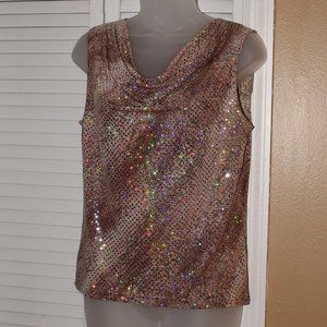 Western Connection GORGEOUS cowl neck top!